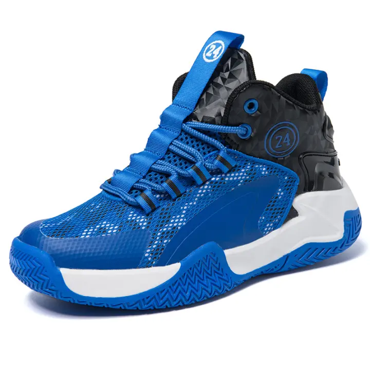 Zapatos deportivos antideslizantes de suela gruesa para niños, zapatos de entrenamiento de baloncesto para niños 7 - 1