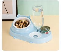 Cuenco para gatos, cuenco doble, agua potable automática, cuenco de comida para cachorros, agua potable para mascotas, suministros para perros y gatos - details 10