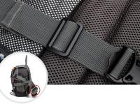Bolso de cintura para acampar, bolso de hombro de nailon para exteriores, bolso cruzado de viaje, ciclismo, montar en b - details 14