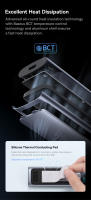 Baseus M2 NVMe SATA Dual Protocol 10Gbps M.2 a USB Tipo C 3.2 Caja de Hard Drives Externos Portátiles para Almacenamiento de Datos - details 7