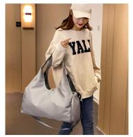 Bolsa de gimnasio para mujer, bolso de mano deportivo de gran capacidad con correa para el hombro, ideal para Yoga y natación - details 8