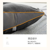 Almohada TriangularWedge con bolsillo para cabecera, funda extraíble para cama para lectura de sofá cama (gris), camas Queen King - details 10