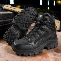 Botas de Senderismo de Alta Talla para Hombres Zapatos de Seguridad para la Tierra Caliente - details 17