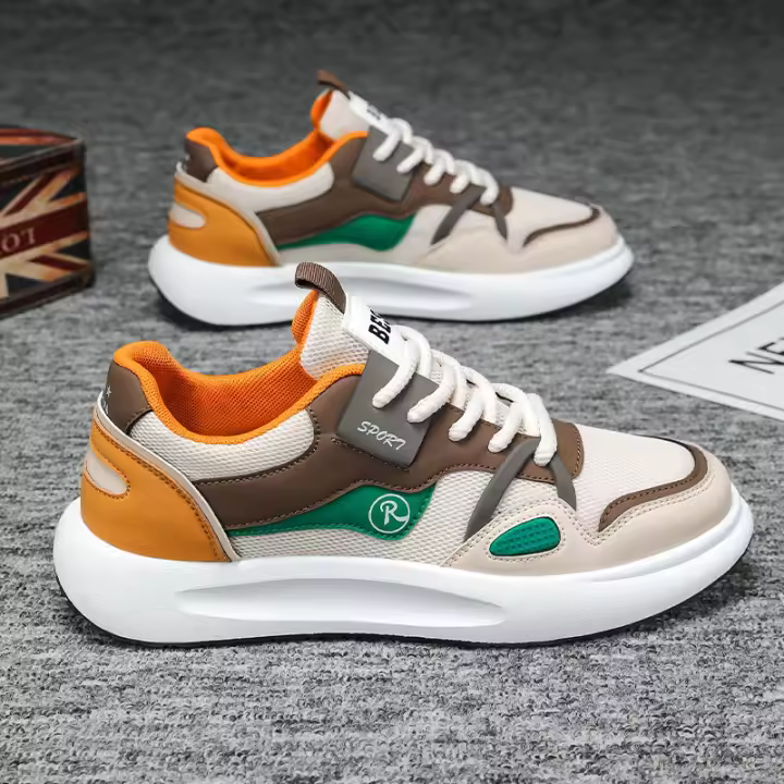 Zapatos de hombre 2025 nuevo otoño e invierno malla baja parte superior deportes Forrest Gump zapatos versátiles plataforma casual zapatos de moda de papá de los hombres zapatos para correr - 1