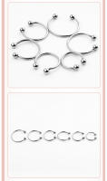 Anillos de Metal de acero inoxidable para hombres, cabeza Glan, productos estimulantes para adultos, Juguetes sexuales para hombres, retraso de la eyaculación - details 4