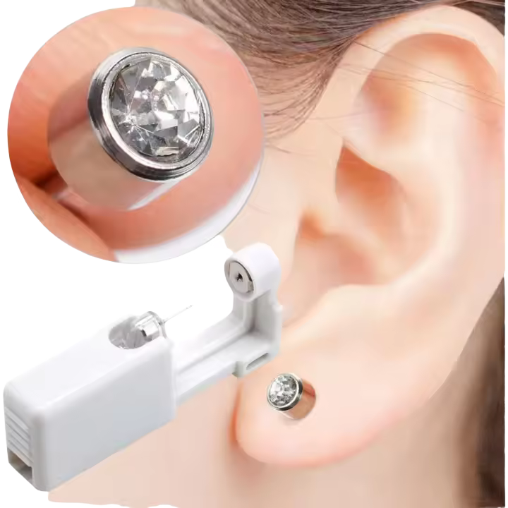 Kit de Pendientes Desechables Higiénicos Herramienta Periférica Sin Dolor para tus Oídos - 1