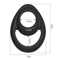 Anillo doble para alargar la eyaculación para hombres, juguete para parejas, producto para adultos, anillos para agrandar el pene, Sex Shop, nuevo - details 6