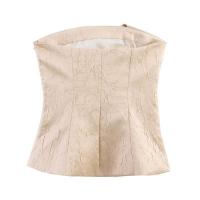 -Conjunto de pantalones de cintura alta con estilo corsé con textura de efecto plisado, novedad de verano, ropa de mujer - details 2