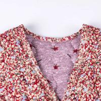 Chaquetas florales, chaqueta ultraligera sin mangas de otoño, base de algodón cálida para invierno, chaqueta con botones para mujer - details 14