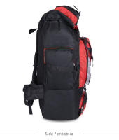 Mochila GRANDE de nailon de 80L para hombre y mujer, bolso de hombro deportivo para acampar, senderismo, montañismo - details 6