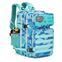 Mochila Táctica de Gran Capacidad de 45 L Ideal Para Senderismo Camping Deportes al Aire Libre Montañismo Impermeable - details 15