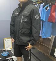 Chaqueta de Carcasa Suave para Exteriores 2024 A Prueba de Viento, Impermeable, Talla Grande, Color Sólido, con Capucha, Ligera - details 6