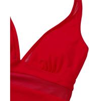 New Sexy Deep V One Piece Swimsuit Women Mesh Backess Swimwear Female Monokini Bathers Bathing Suits Summer Beach Wear - details 46