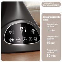Mecedora para Niños hasta 9 kg, Plegable, con Mando a Distancia y Bluetooth, Funciona con Pilas/Electricidad, Arnés 5 Puntos, Visera Solar - details 5