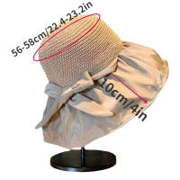 Gorra de Sol de Punto con Lazo de Metal Protección UV Transpirable para Hombres y Mujeres - details 0