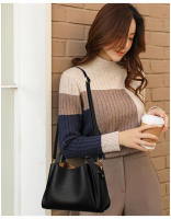 Cuero suave bolso de las mujeres bolso cesta de verduras de las mujeres bolso de hombro de alta gama crossbody atmósfera versátil cubo hombro - details 13