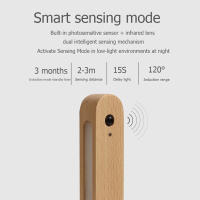 Lámpara de pared de madera maciza, moderna y sencilla, adecuada para guardar llaves de entrada, Luz del sensor del cuerpo humano - details 0