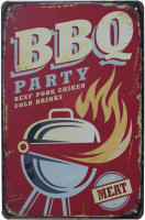 Letrero de estaño para decoración de Patio, cartel de Metal para parrilla, cafetería, Bar, Pub, cerveza, Club, pared, decoración del hogar - details 19