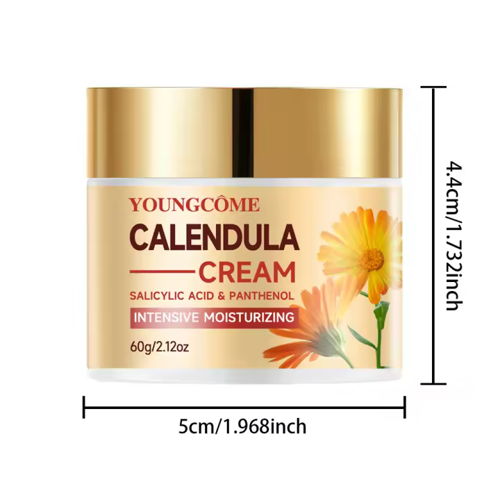 Crema Facial de Calendula Reafirmante de Piel Anti-Envejecimiento Reducción de Poros Blanqueamiento - 1