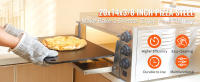 SucceBuy Piedra para hornear de acero al carbono de alta resistencia para pizza preestimada de 20" x 14" x 3/8" para horno interior y parrilla al aire libre - details 0