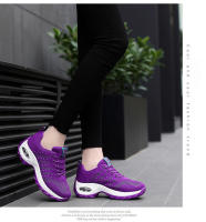 Zapatillas de moda para mujer Zapatillas de malla transpirable con amortiguación de aire Zapatos casuales con aumento de altura para mujer - details 15