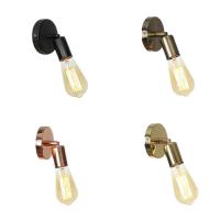 Mini lámparas de pared de campo de Europa americana, luces Retro, Vintage, Edison, hogar, bronce, negro, dorado, linterna de pared, promoción de cicilización - details 0