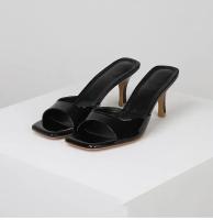 Elegantes Sandalias de Mujer Zapatillas Heel Alto Diseño de Punta Cuadrada Zapatos de Verano - details 2
