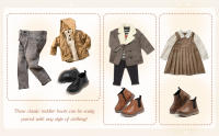 Botas de cuero antideslizantes impermeables para niño y niña, botines de trabajo para el tobillo de combate para nieve y invierno, talla US 5,5-9,5 - details 3