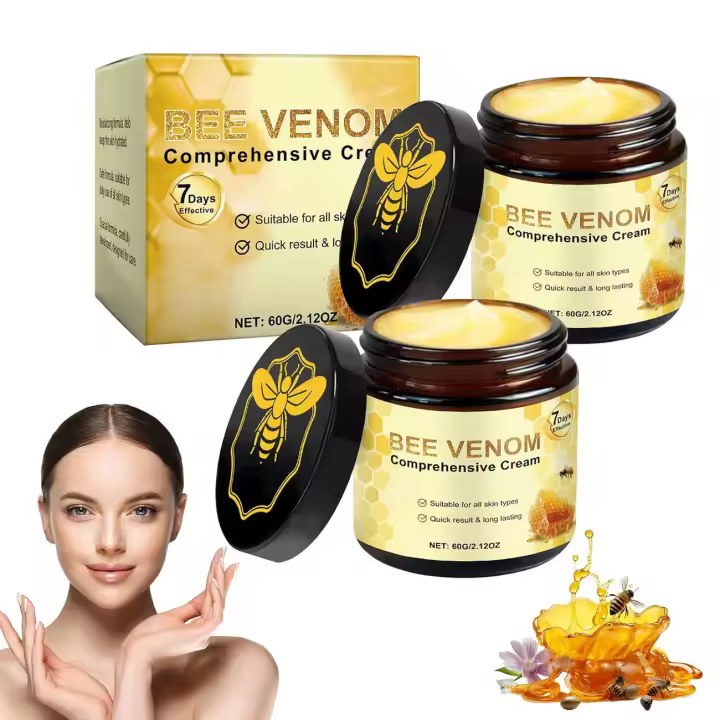 hadaclub 2PCS Bee Comprehensive Cream, crema hidratante con veneno de abeja, para todo tipo de piel - 1