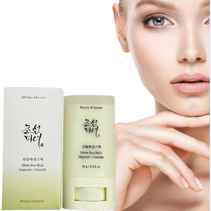 Protector solar en barra mate SPF50 + crema protectora UV antioxidante control de aceite crema solar refrescante cosmético coreano 18g - 1