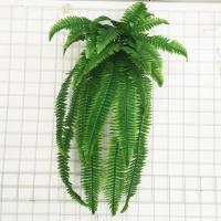 Helecho de plástico de alta calidad para colgar en la pared, helecho Artificial de ratán de hoja persa grande para restaurante - details 5