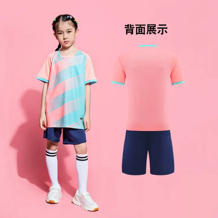 Conjunto De Camiseta De Fútbol Para Niños, Uniforme De Entrenamiento, Manga Corta, Estudiantes De Primaria Y Secundaria, Verano - 1