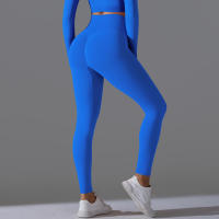 Hamidou-Pantalones deportivos de Yoga para mujer, mallas de cintura alta y caderas ajustadas, glúteos de melocotón, pantalones de Yoga desnudos de cintura alta - details 78