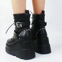 Tacón corto para mujer, ots de moda, ttom grueso europeo y americano, otoño, nuevo - details 2