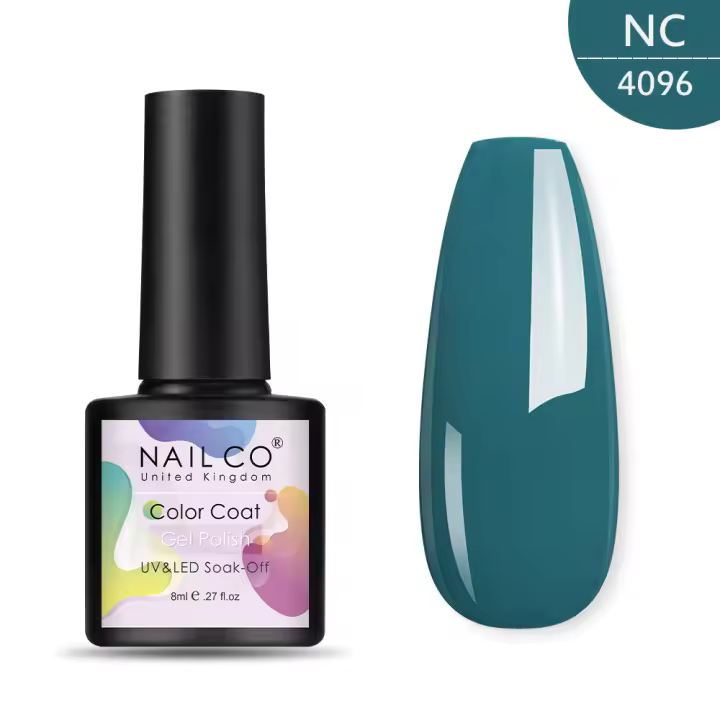 NAILCO-esmalte para uñas de Gel UV, laca de Gel para manicura, diseño de capa superior, Color rojo y rosa, 8ml - 1