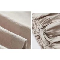 Pantalones cortos de lino y algodón para mujer Pantalones cortos de entrenamiento informales - details 4