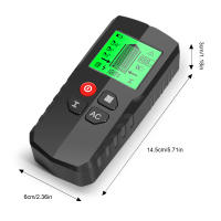 Escáner de pared buscador de tachuelas con retroiluminación y alarma de Audio, Sensor de tachuelas, buscador de haz para madera, alambre de CA, herramienta de posicionamiento de decodificación de Metal - details 7