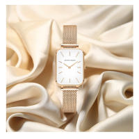 Reloj de cuarzo para mujer 2025 - Diseño Vintage Italiano con Cuarzo Japonés de Alta Precisión, Cuadrante Cuadrado Minimalista, Acero Inoxidable Ajustable y 30M Resistente al Agua - Regalo Elegante para Cumpleaños y Celebraciones (Estilo Nórdico) - details 4