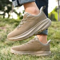 Zapatillas de Correr Antideslizantes de Cuero Nubuck Calzado Deportivo Casual para Hombres - details 5