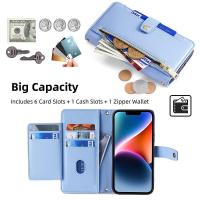 Funda de teléfono de cuero magnética multifuncional para Redmi Note 12, funda protectora de moda con cremallera, 4G - details 3