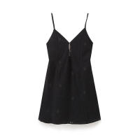 OUWU- Vestido Nuevo De Verano A La Moda Ajustado Con Cuello En V Y Tirantes De Color Sólido Con Temperamento Para Mujer - details 6