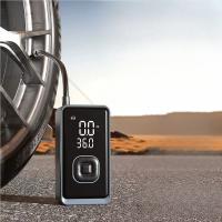 Bomba eléctrica para bicicletas, inflador de neumáticos, compresor de aire portátil con apagado automático y pantalla LCD, bomba eléctrica con válvula Presta para bicicletas. - details 7
