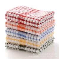 Toallas de algodón para cocina, paños de cocina absorbentes sin pelusa, paño a cuadros para Catering y restaurante, 10 piezas - details 2