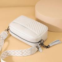 Bolso de Mano de Cuero Genuino para Mujer Color Sólido con Borlas Bolso de Hombro de Cuero de Vaca - details 19