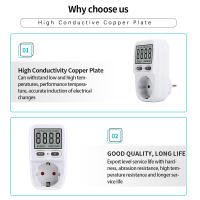 Medidor de consumo de energía de 220V, vatímetro de electricidad, LCD medidor de energía, probador de toma de corriente de medición EU FR, Monitor Analizador de potencia - details 6