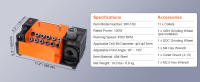 SucceBuy Afilador de brocas, núcleo MR-13A de 3-13 mm, ajustable 95 ° -135 °   Ángulo, amoladora portátil, pinzas, rueda CBN y SDC - details 6
