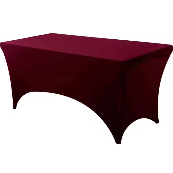 Mantel de Spandex Ajustable Resistente a Arrugas, Lavable para Eventos, Bodas y Fiestas - 1