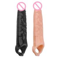 Leten-extensión de manga grande, condón de silicona reutilizable, extensor de pene, juguetes sexuales para hombres, retardante, agrandamiento de pene, adultos 18 - details 0