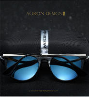 Gafas de sol redondas vintage premium para mujer y hombre, estilo clásico retro moderno - details 2