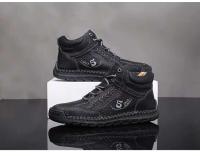 Parte superior de microfibra cruzada para zapatos deportivos informales para hombre, forro de cachemira de talla grande, suave y - details 5